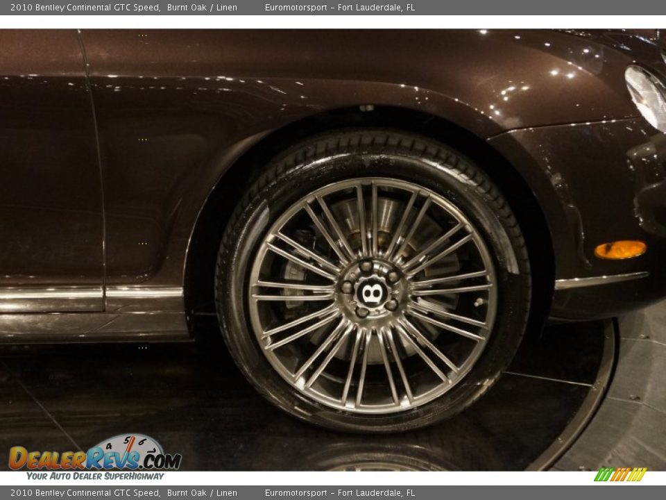 2010 Bentley Continental GTC Speed Burnt Oak / Linen Photo #13