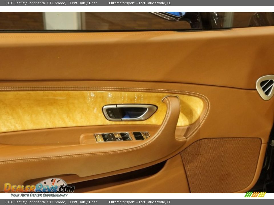 2010 Bentley Continental GTC Speed Burnt Oak / Linen Photo #16