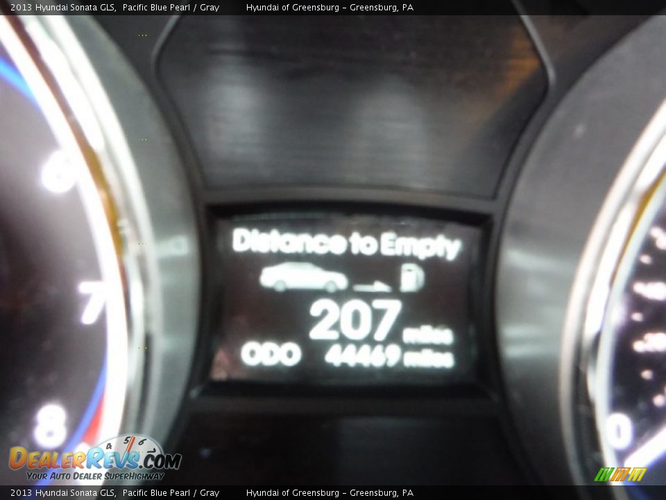 2013 Hyundai Sonata GLS Pacific Blue Pearl / Gray Photo #25