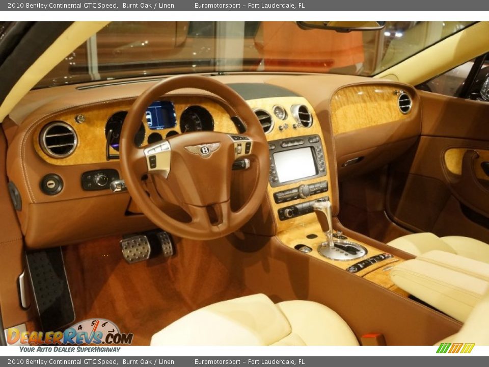 2010 Bentley Continental GTC Speed Burnt Oak / Linen Photo #17