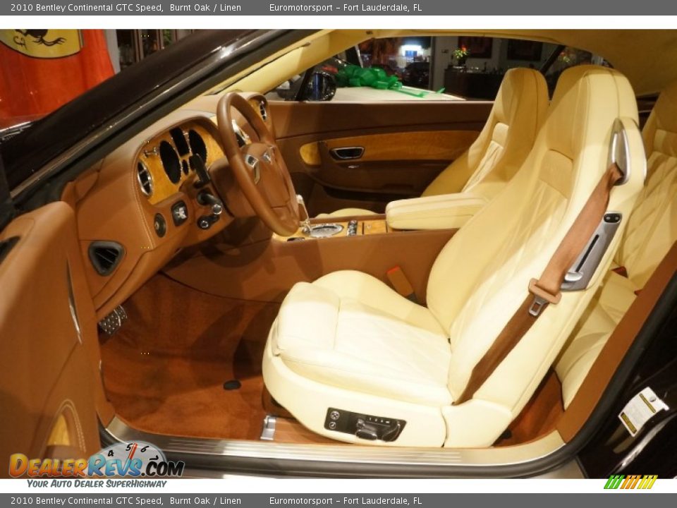 2010 Bentley Continental GTC Speed Burnt Oak / Linen Photo #18