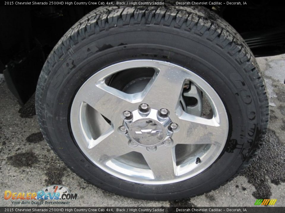 2015 Chevrolet Silverado 2500HD High Country Crew Cab 4x4 Black / High Country Saddle Photo #7