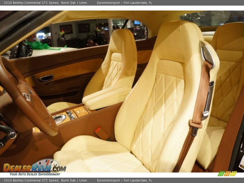 2010 Bentley Continental GTC Speed Burnt Oak / Linen Photo #19