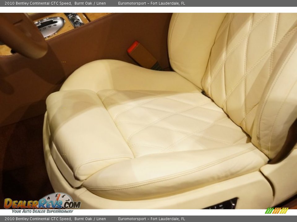 2010 Bentley Continental GTC Speed Burnt Oak / Linen Photo #20