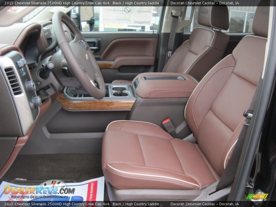 2015 Chevrolet Silverado 2500HD High Country Crew Cab 4x4 Black / High Country Saddle Photo #9