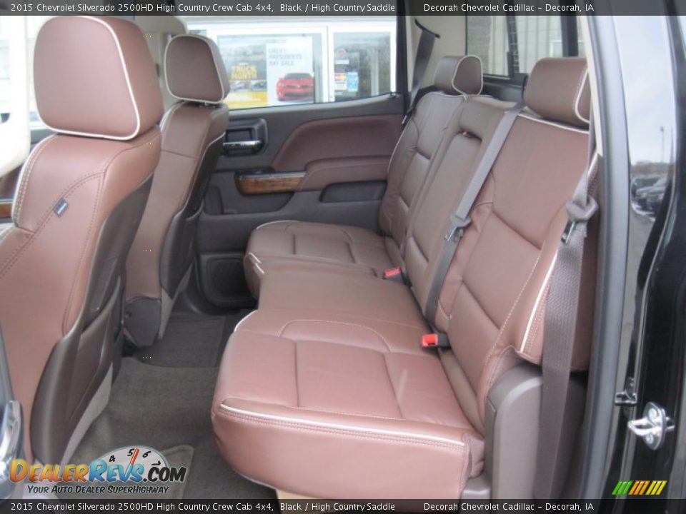 2015 Chevrolet Silverado 2500HD High Country Crew Cab 4x4 Black / High Country Saddle Photo #10
