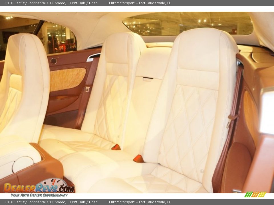 2010 Bentley Continental GTC Speed Burnt Oak / Linen Photo #25