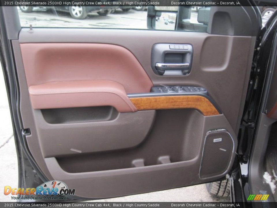2015 Chevrolet Silverado 2500HD High Country Crew Cab 4x4 Black / High Country Saddle Photo #15