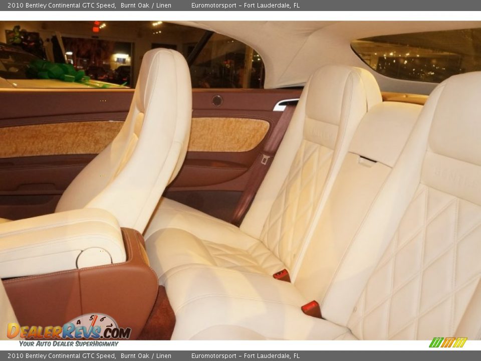 2010 Bentley Continental GTC Speed Burnt Oak / Linen Photo #27
