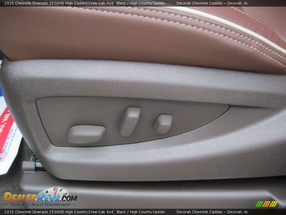 2015 Chevrolet Silverado 2500HD High Country Crew Cab 4x4 Black / High Country Saddle Photo #16