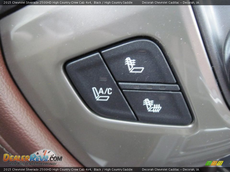 2015 Chevrolet Silverado 2500HD High Country Crew Cab 4x4 Black / High Country Saddle Photo #18