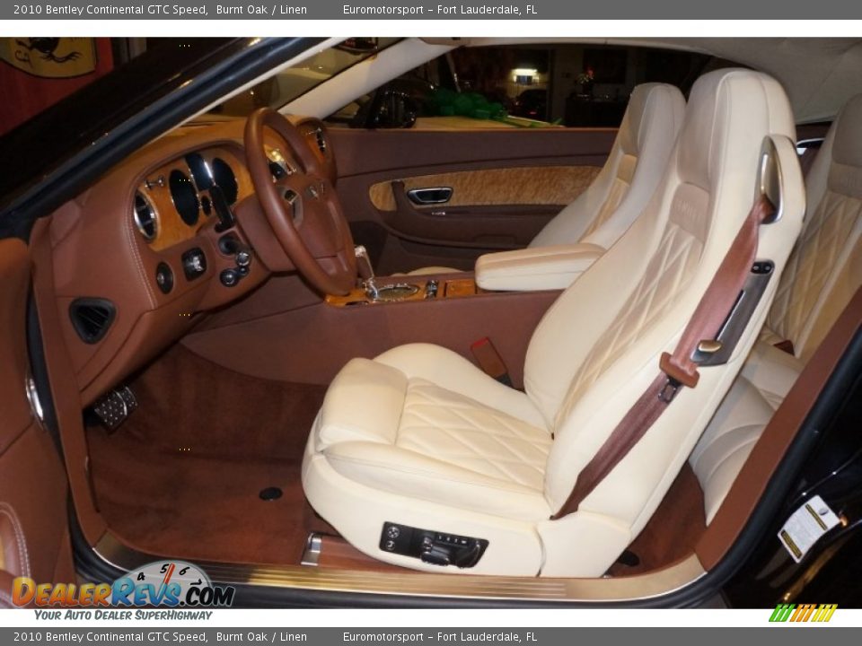 2010 Bentley Continental GTC Speed Burnt Oak / Linen Photo #30