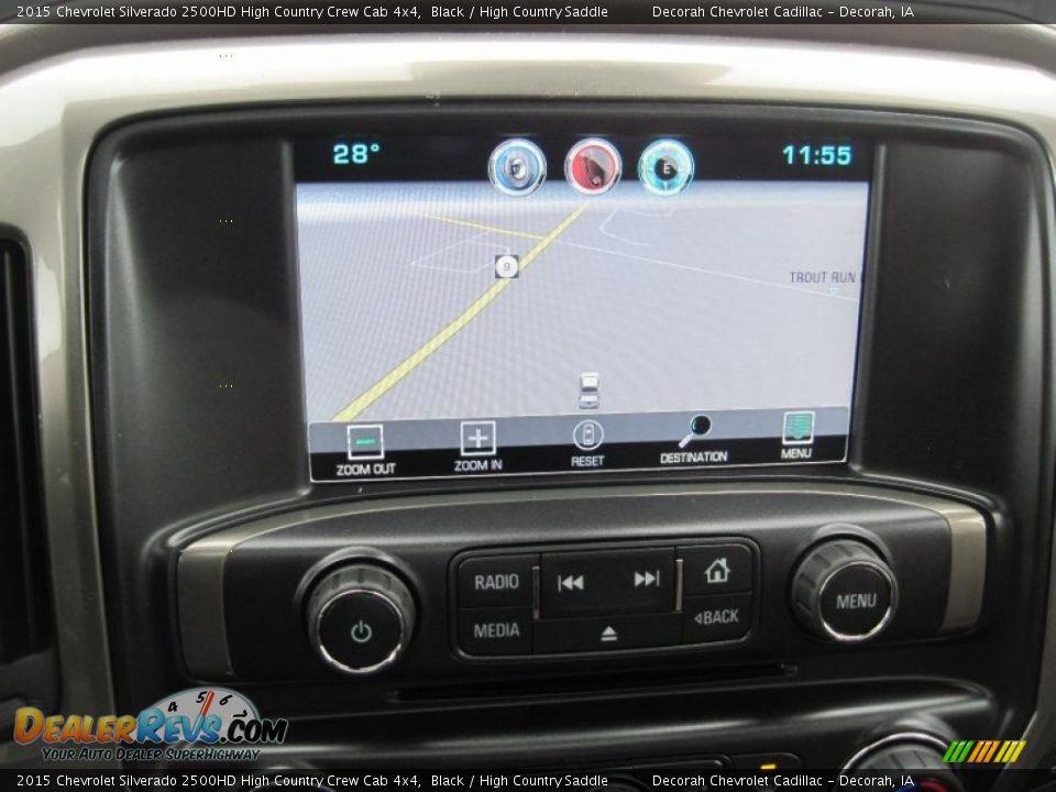 2015 Chevrolet Silverado 2500HD High Country Crew Cab 4x4 Black / High Country Saddle Photo #20