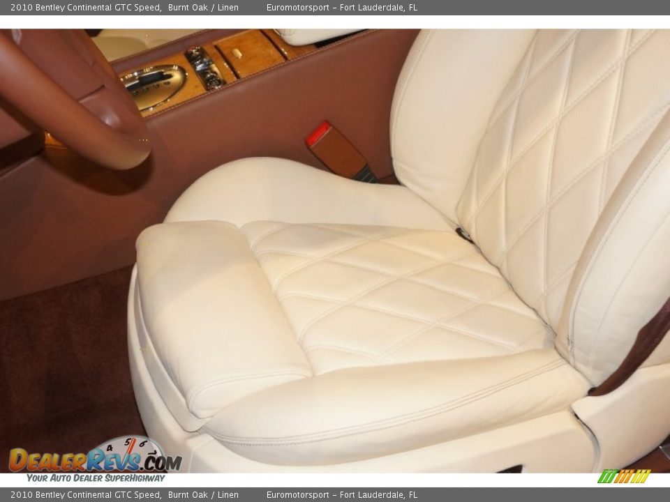 2010 Bentley Continental GTC Speed Burnt Oak / Linen Photo #32
