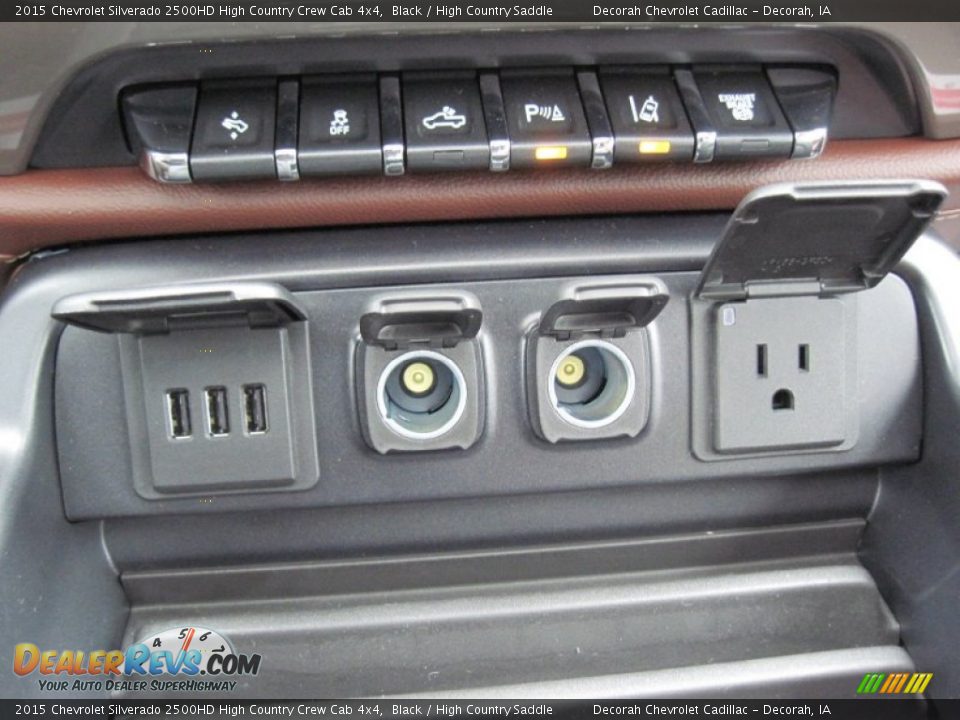 2015 Chevrolet Silverado 2500HD High Country Crew Cab 4x4 Black / High Country Saddle Photo #21