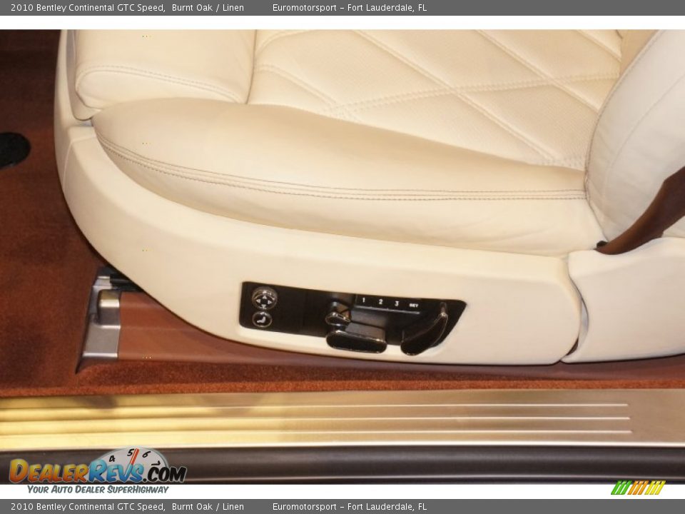 2010 Bentley Continental GTC Speed Burnt Oak / Linen Photo #33