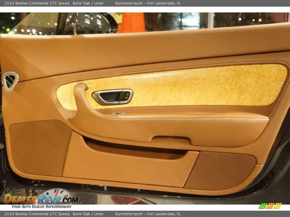 2010 Bentley Continental GTC Speed Burnt Oak / Linen Photo #34