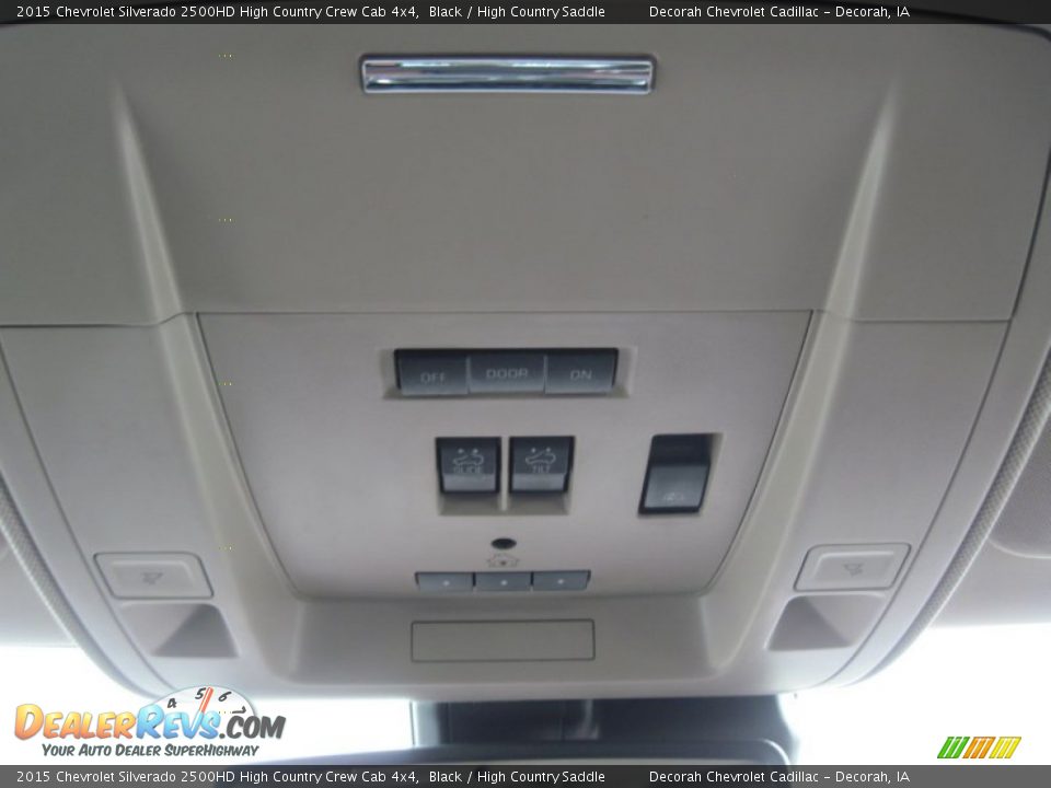2015 Chevrolet Silverado 2500HD High Country Crew Cab 4x4 Black / High Country Saddle Photo #23