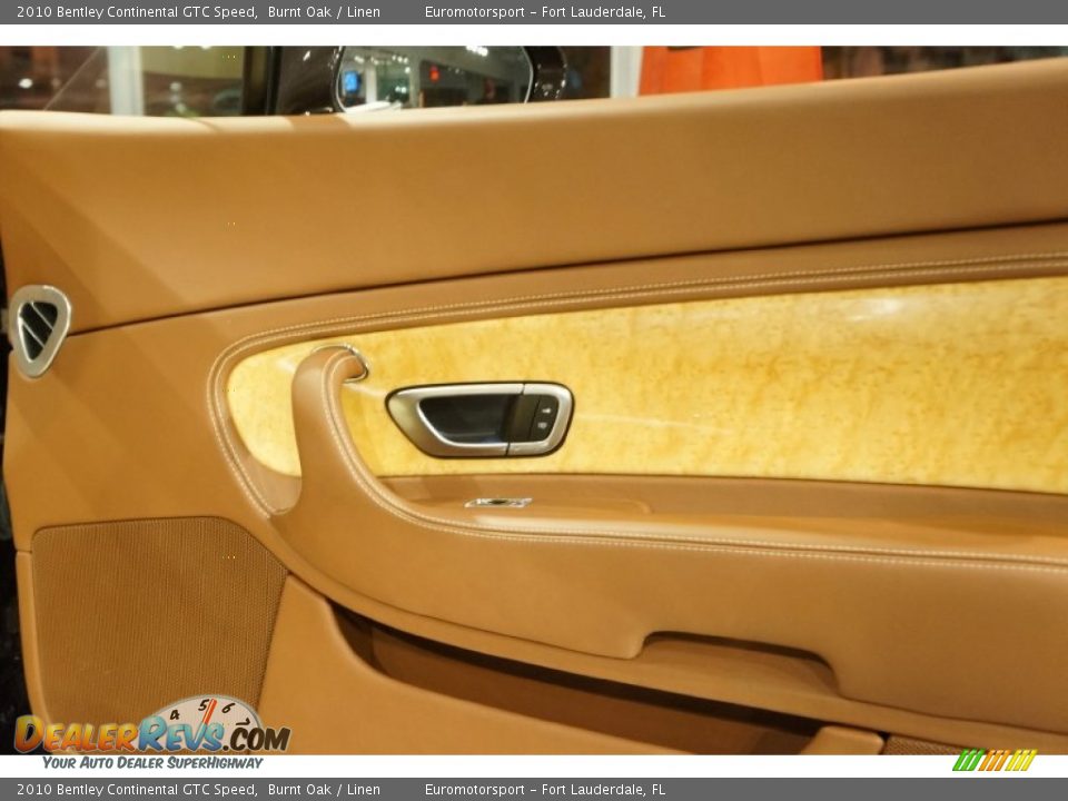 2010 Bentley Continental GTC Speed Burnt Oak / Linen Photo #35