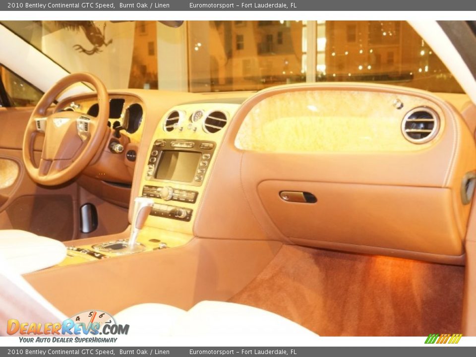 2010 Bentley Continental GTC Speed Burnt Oak / Linen Photo #36
