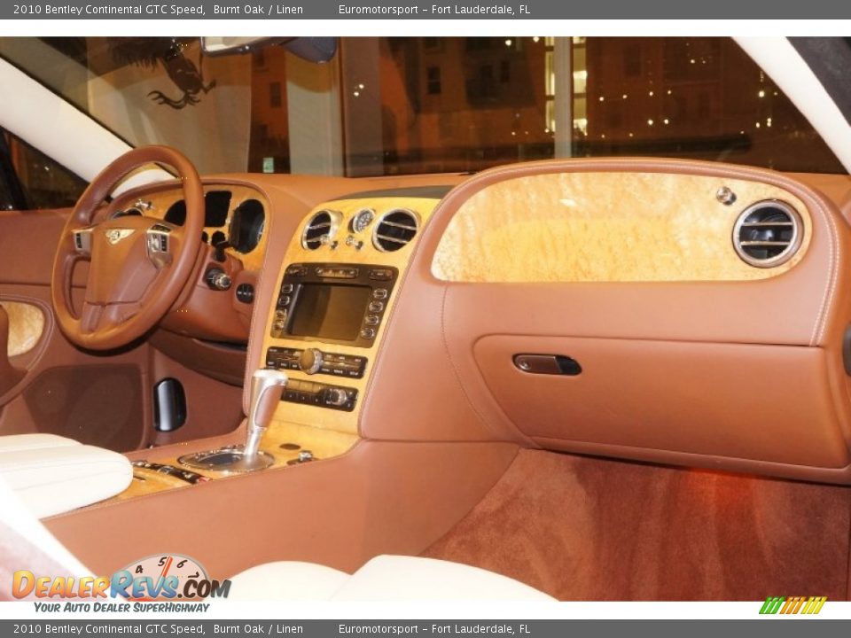 2010 Bentley Continental GTC Speed Burnt Oak / Linen Photo #37