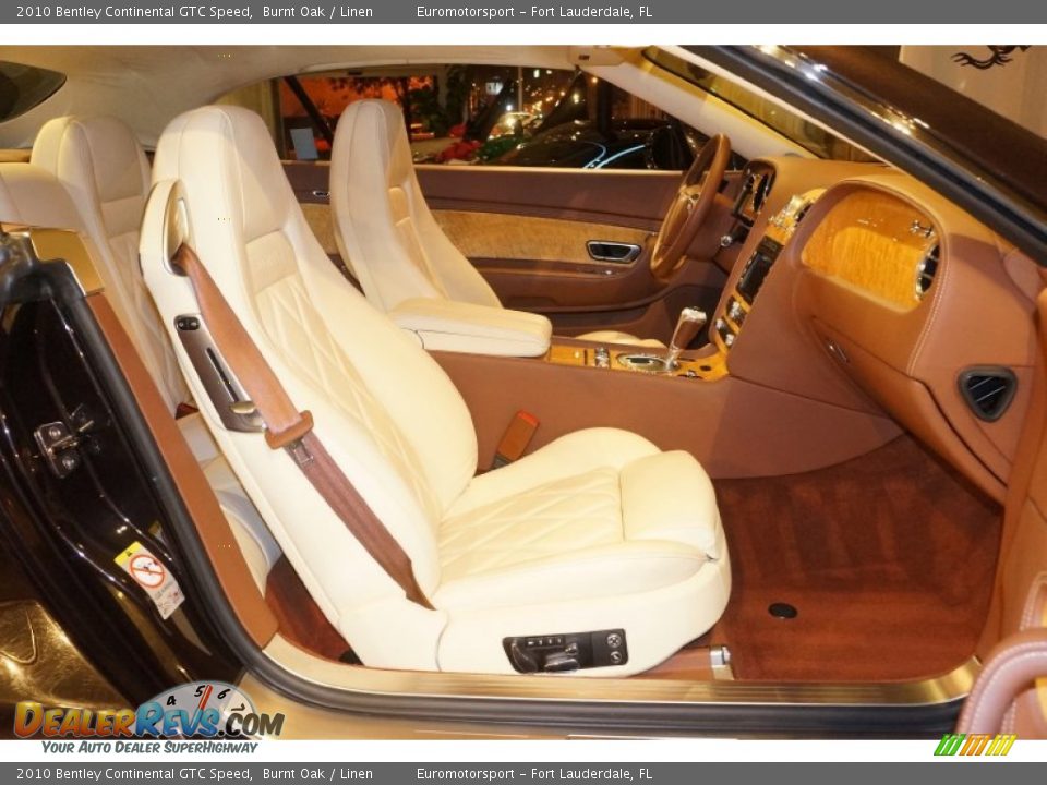 2010 Bentley Continental GTC Speed Burnt Oak / Linen Photo #39