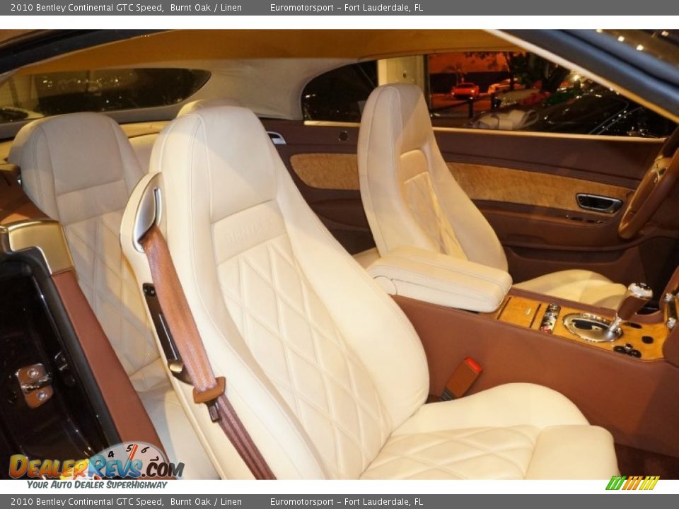 2010 Bentley Continental GTC Speed Burnt Oak / Linen Photo #40