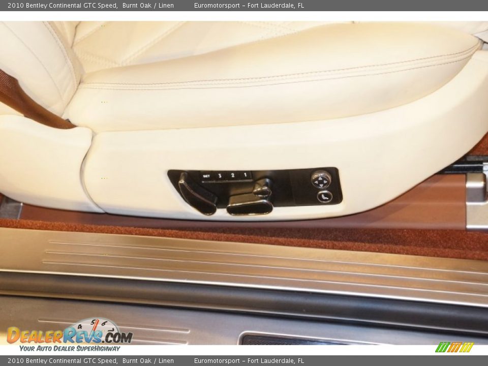 2010 Bentley Continental GTC Speed Burnt Oak / Linen Photo #42