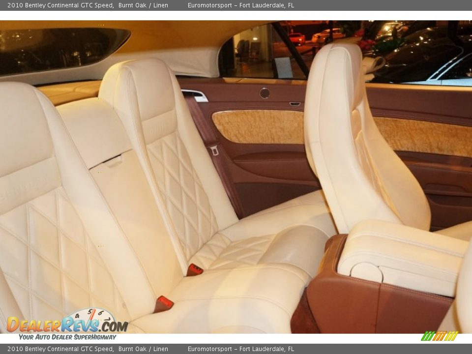 2010 Bentley Continental GTC Speed Burnt Oak / Linen Photo #44