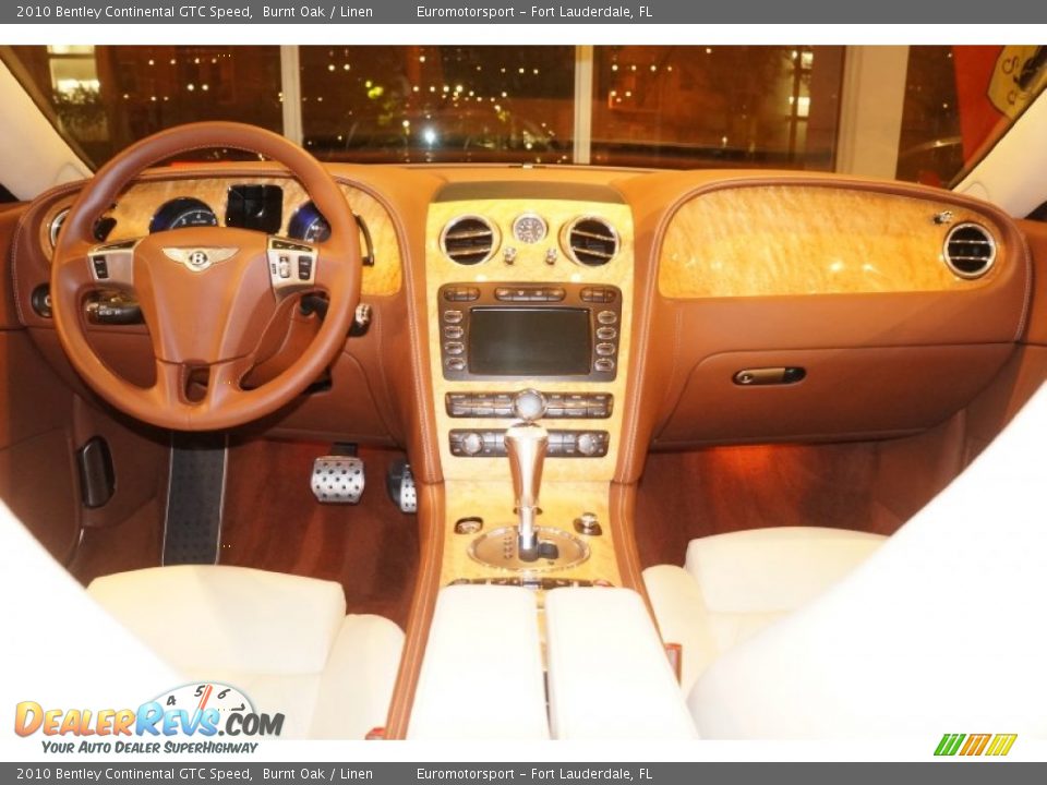 2010 Bentley Continental GTC Speed Burnt Oak / Linen Photo #45