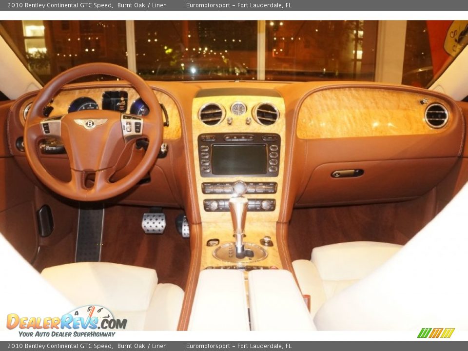 2010 Bentley Continental GTC Speed Burnt Oak / Linen Photo #47