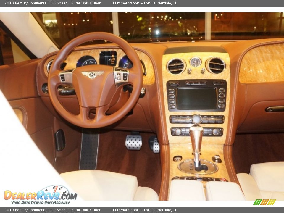 2010 Bentley Continental GTC Speed Burnt Oak / Linen Photo #48