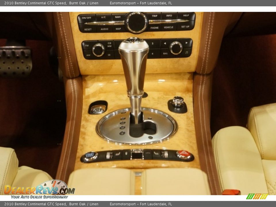 2010 Bentley Continental GTC Speed Burnt Oak / Linen Photo #50