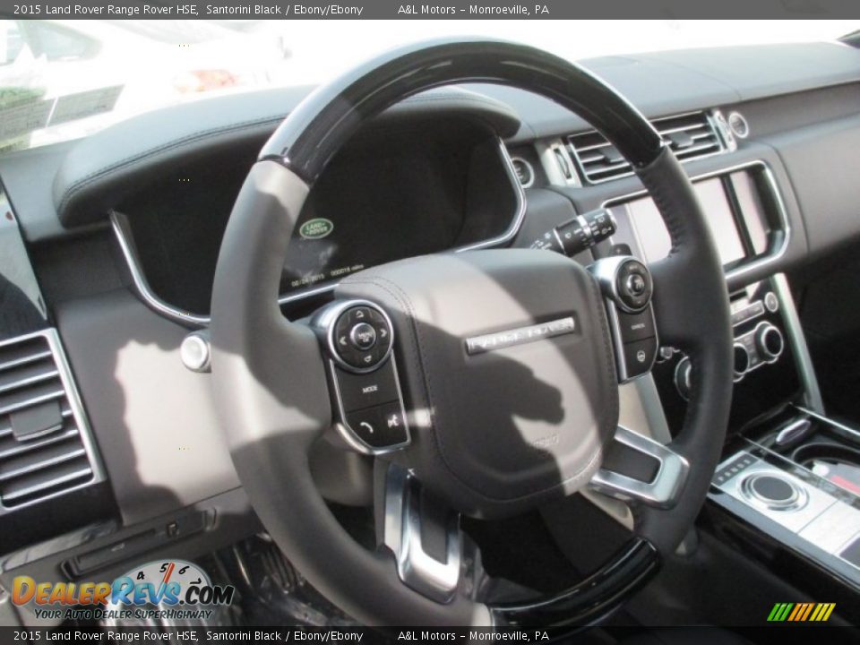 2015 Land Rover Range Rover HSE Steering Wheel Photo #14