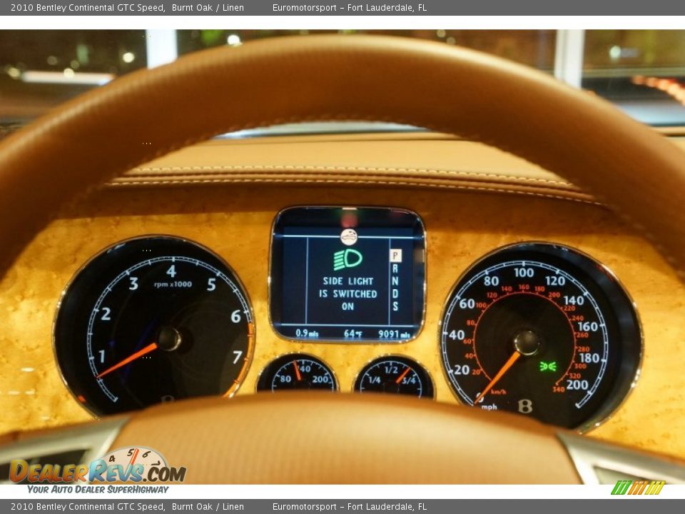 2010 Bentley Continental GTC Speed Burnt Oak / Linen Photo #55