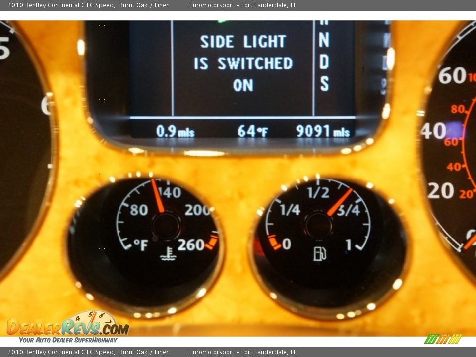 2010 Bentley Continental GTC Speed Burnt Oak / Linen Photo #56