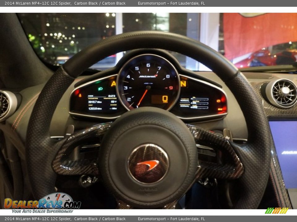 2014 McLaren MP4-12C 12C Spider Steering Wheel Photo #34