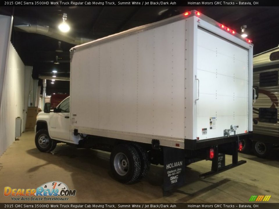 2015 GMC Sierra 3500HD Work Truck Regular Cab Moving Truck Summit White / Jet Black/Dark Ash Photo #13