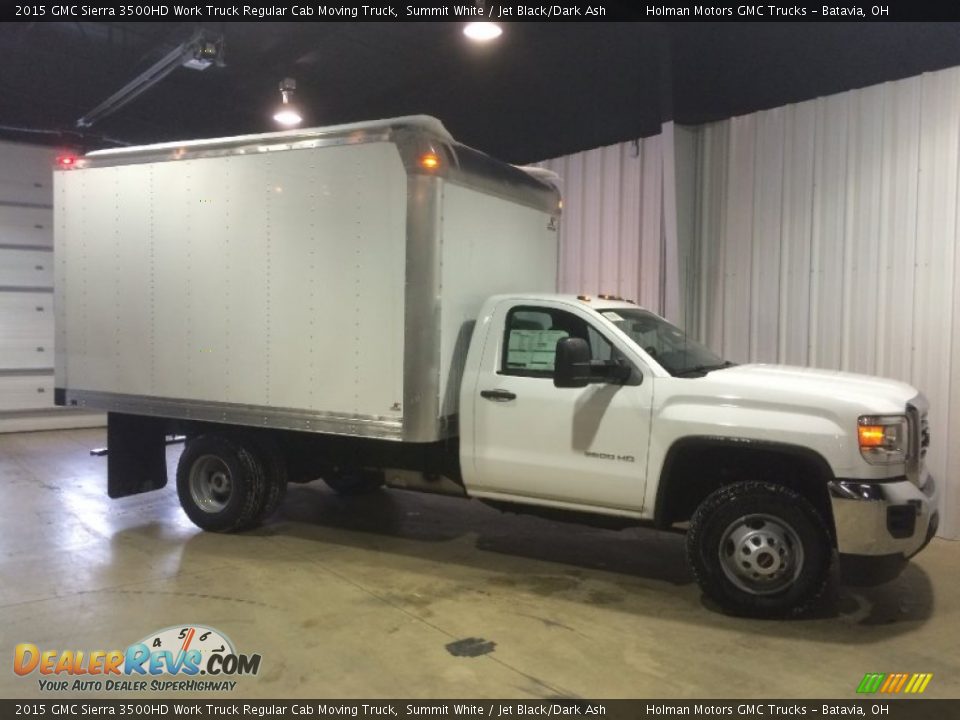 Summit White 2015 GMC Sierra 3500HD Work Truck Regular Cab Moving Truck Photo #20