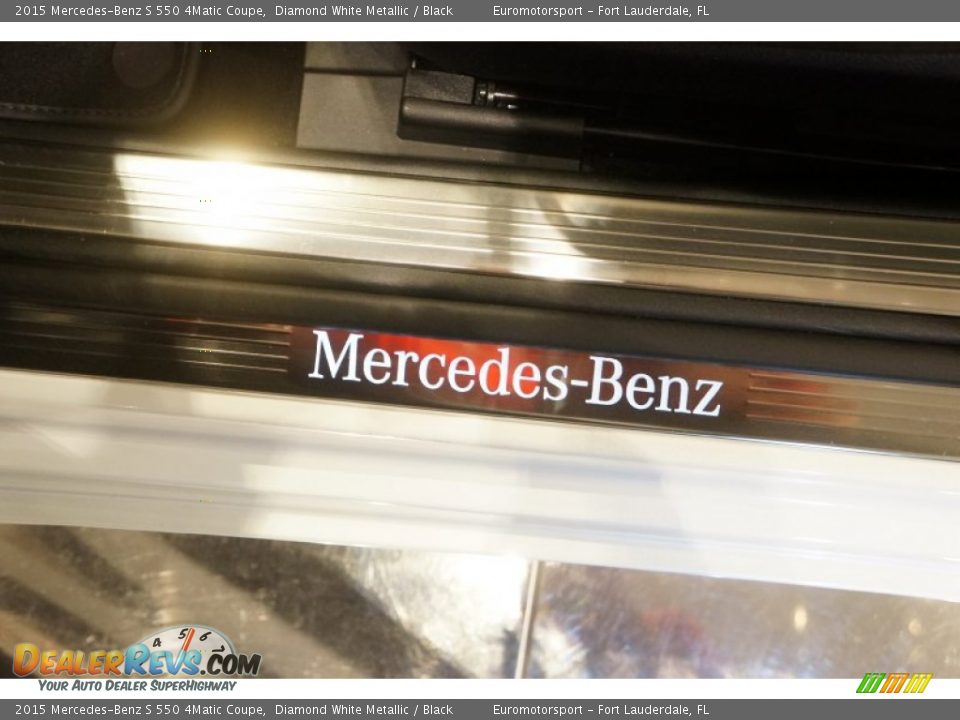2015 Mercedes-Benz S 550 4Matic Coupe Diamond White Metallic / Black Photo #26