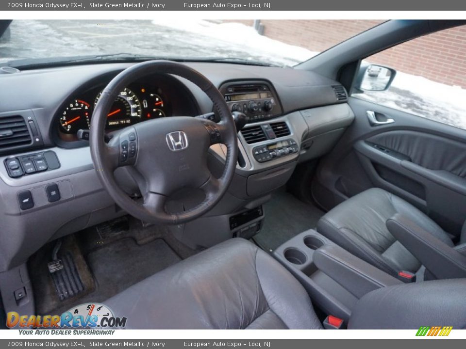 2009 Honda Odyssey EX-L Slate Green Metallic / Ivory Photo #5