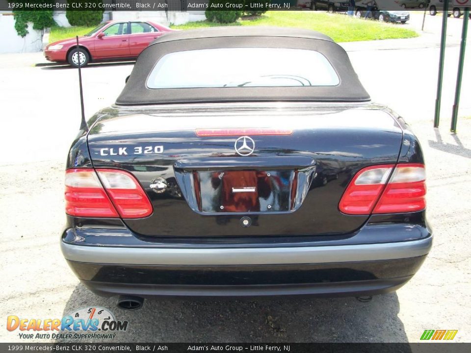 1999 Mercedes-Benz CLK 320 Convertible Black / Ash Photo #3