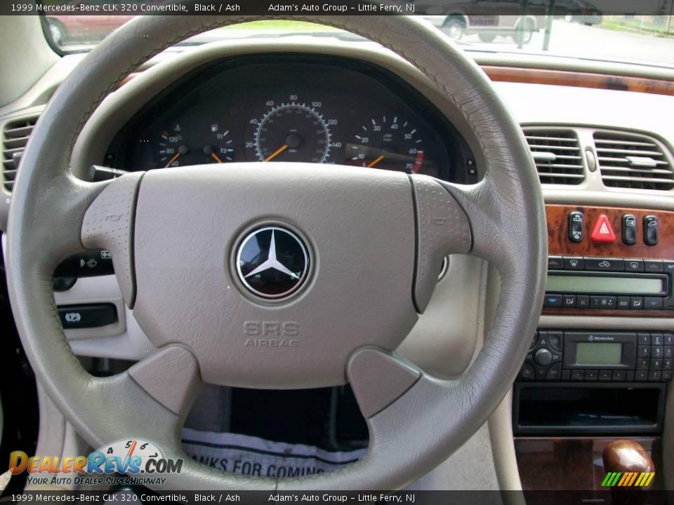 1999 Mercedes-Benz CLK 320 Convertible Black / Ash Photo #32