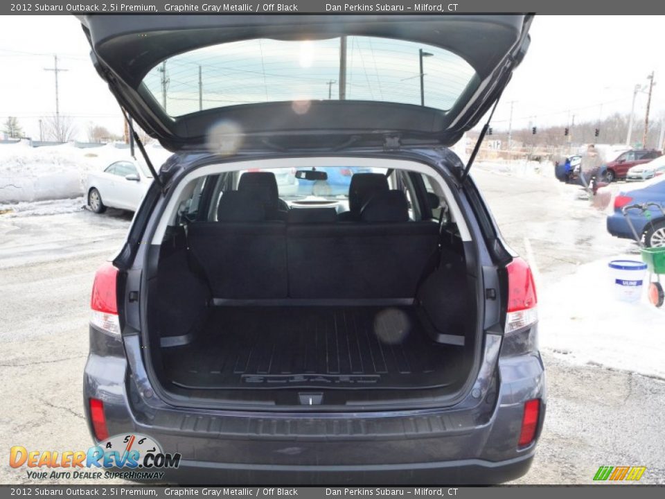 2012 Subaru Outback 2.5i Premium Graphite Gray Metallic / Off Black Photo #8