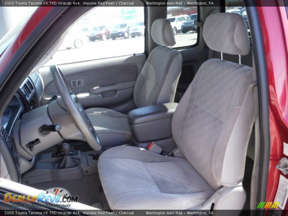 2003 Toyota Tacoma V6 TRD Xtracab 4x4 Impulse Red Pearl / Charcoal Photo #13