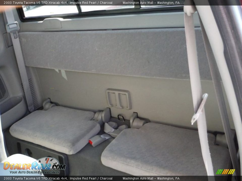 2003 Toyota Tacoma V6 TRD Xtracab 4x4 Impulse Red Pearl / Charcoal Photo #14