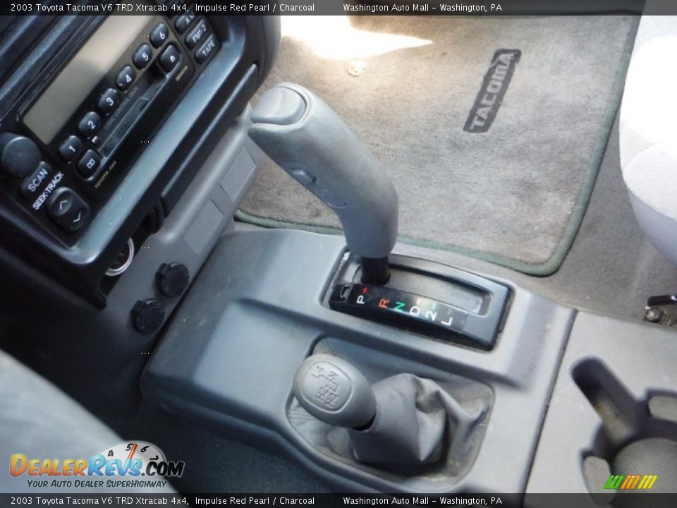 2003 Toyota Tacoma V6 TRD Xtracab 4x4 Impulse Red Pearl / Charcoal Photo #16