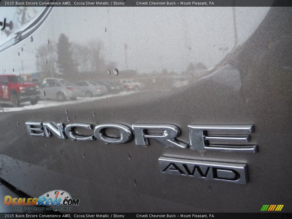 2015 Buick Encore Convenience AWD Cocoa Silver Metallic / Ebony Photo #8