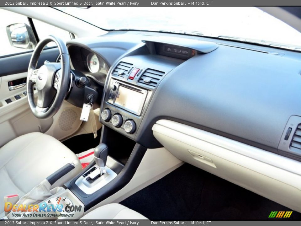 2013 Subaru Impreza 2.0i Sport Limited 5 Door Satin White Pearl / Ivory Photo #9
