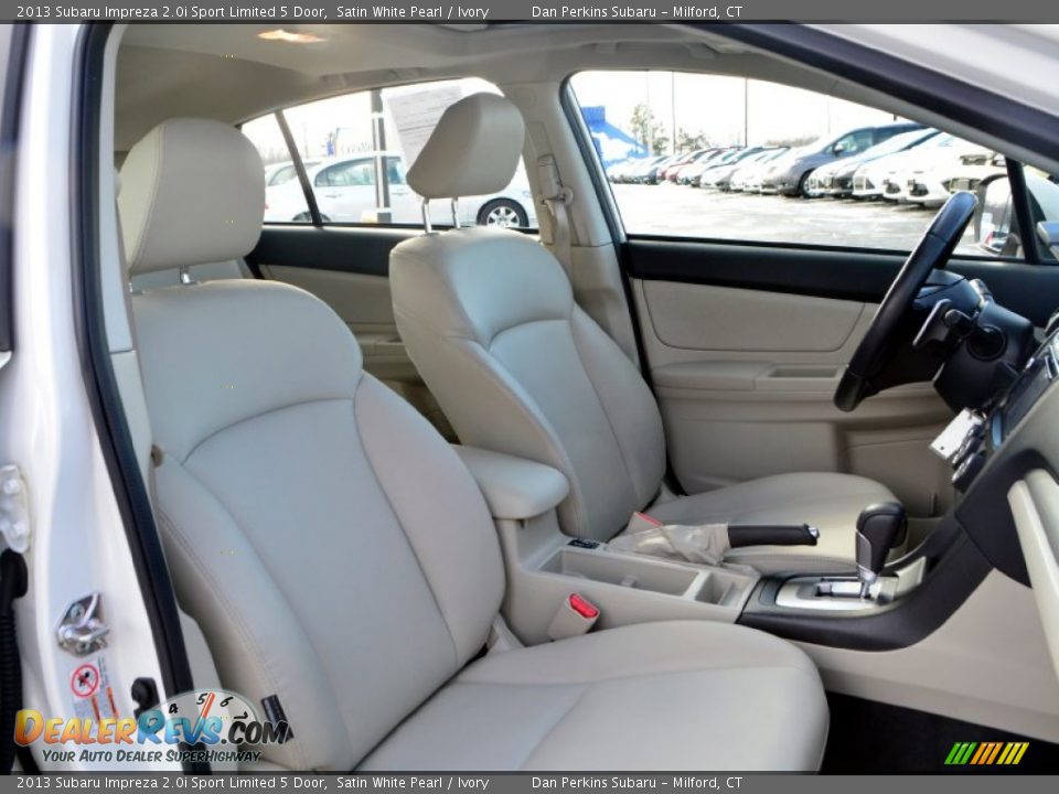 2013 Subaru Impreza 2.0i Sport Limited 5 Door Satin White Pearl / Ivory Photo #16